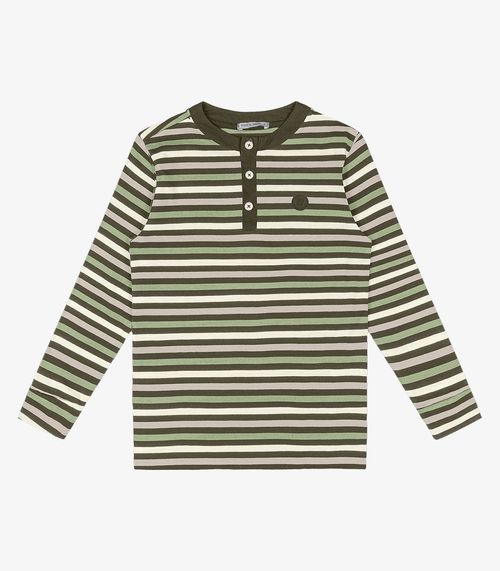 Camiseta Infantil Manga Longa Trick Nick Verde