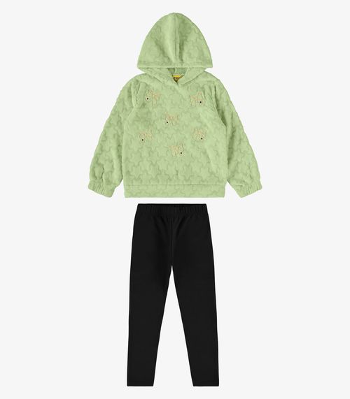 Conjunto Infantil Blusão Com Legging Rovi Kids Verde