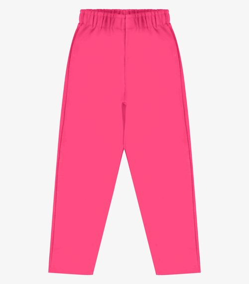 Calça Infantil Moletom Rovitex Kids Rosa