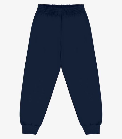 Calça Infantil Moletom Básica Rovitex Kids Azul