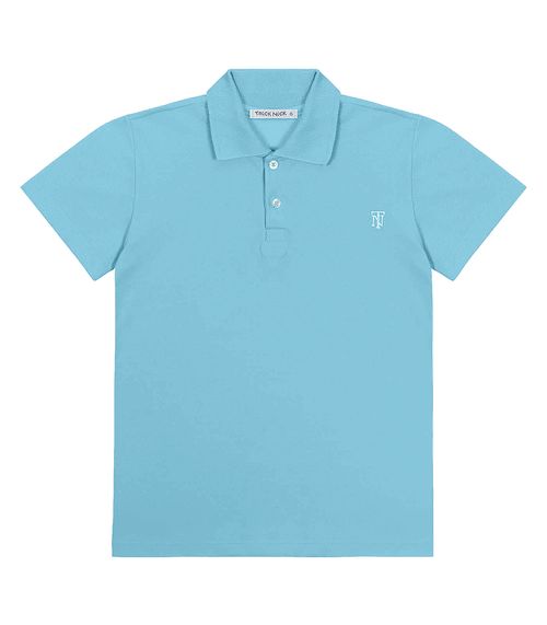 Camisa Polo Infantil Trick Nick Azul
