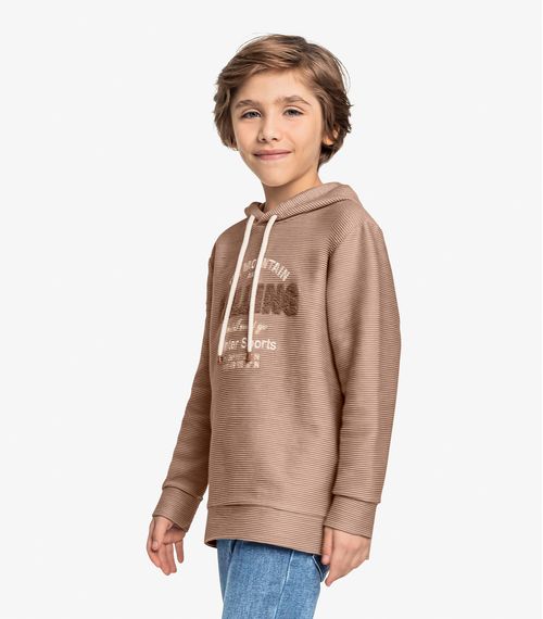 Conjunto Infantil Blusão E Calça Jeans Trick Nick Marrom