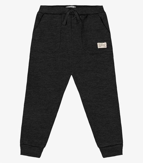Calça Infantil Masculino Moletom Trick Nick Cinza