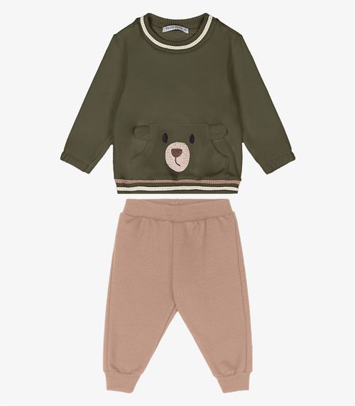 Conjunto Blusão Com Calça Trick Nick Verde