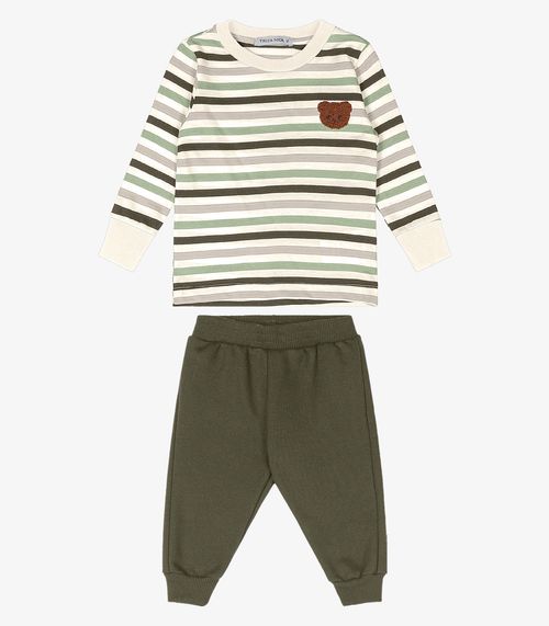 Conjunto Camiseta Com Calça Trick Nick Verde