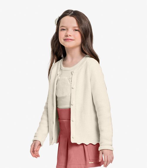Blusa Manga Longa Trick Nick Bege