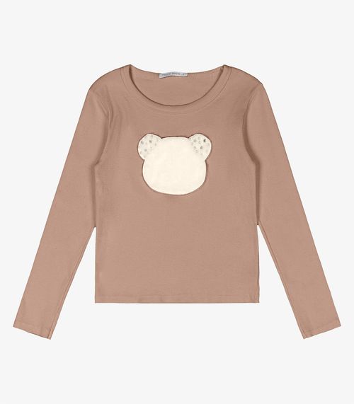 Blusa Manga Longa Trick Nick Marrom