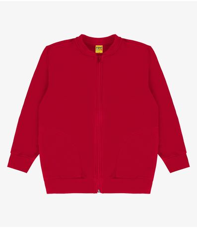 Jaqueta moletom Rovi Kids Vermelho