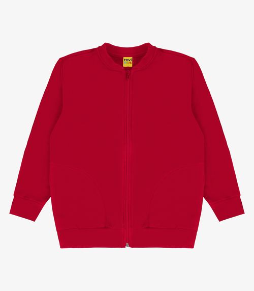 Jaqueta moletom Rovi Kids Vermelho