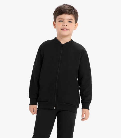 Jaqueta moletom Rovi Kids Preto
