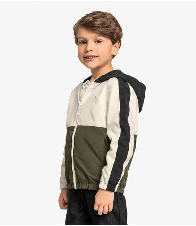 Jaqueta Infantil Em Microfibra Trick Nick Verde