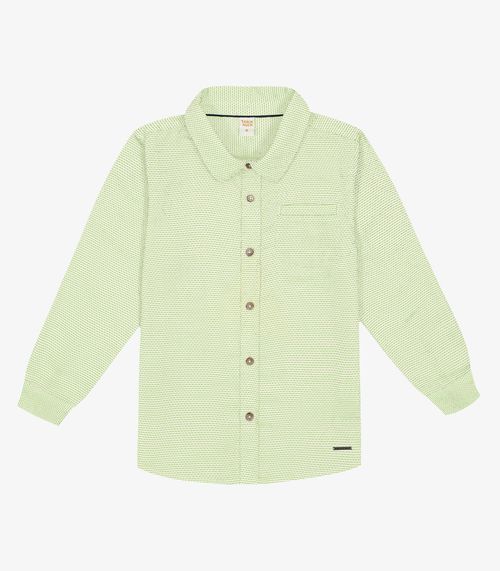 Camisa Infantil Manga Longa Trick Nick Verde
