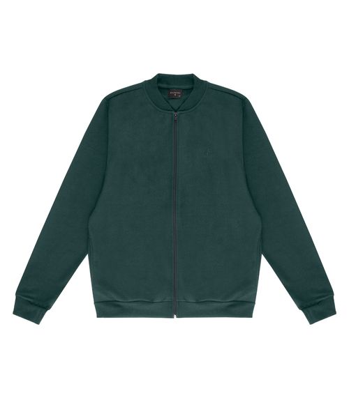 Jaqueta Masculina Em Moletom Diametro Verde