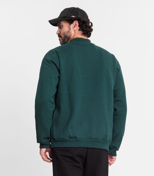 Jaqueta Masculina Em Moletom Diametro Verde