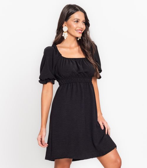 Vestido Feminino Em Air Flow Endless Preto