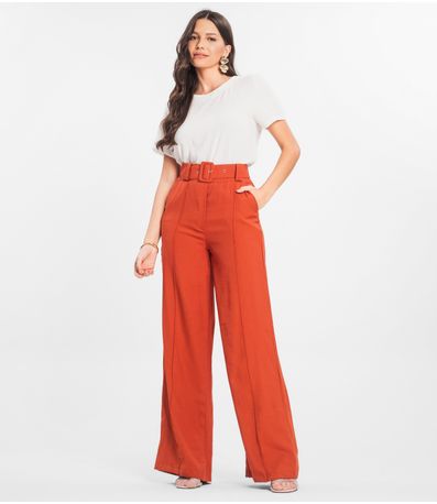 Calça Feminina Sensorial  Basic Select Laranja