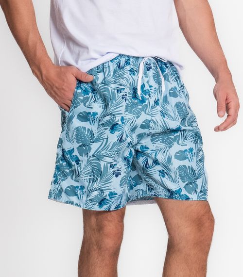 Bermuda Masculina Estampada TNO Azul