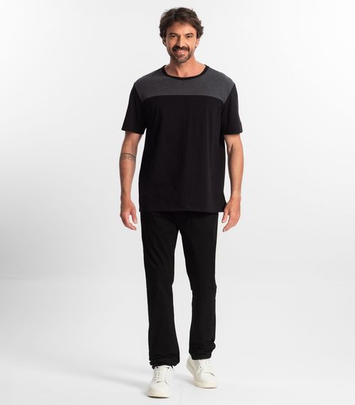 Camiseta Masculina Manga Curta Select Preto