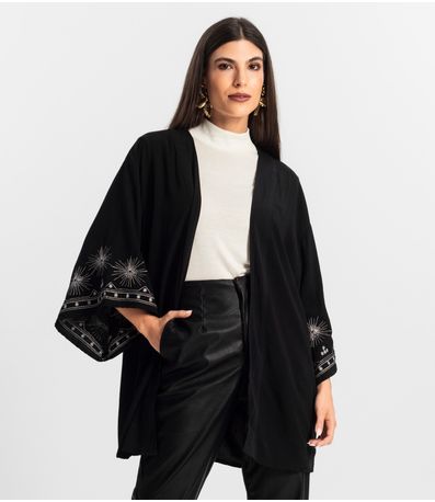 Kimono Feminino Endless Preto