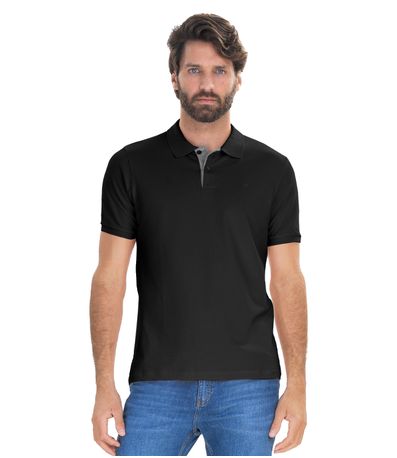 Camisa Polo Básica Ogochi Preto