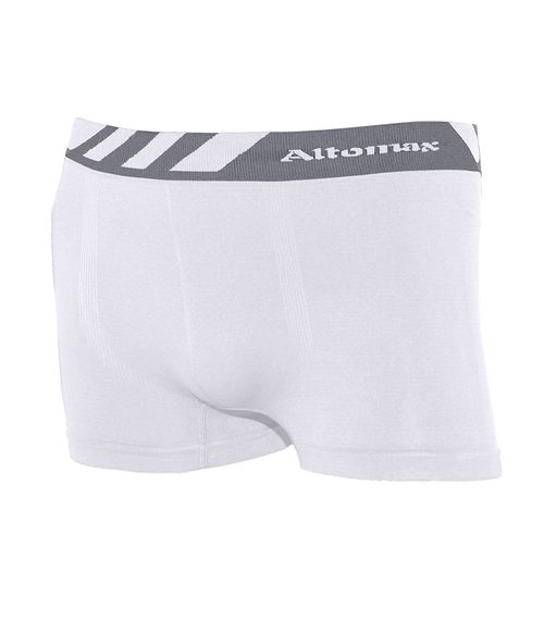Cueca Boxer Lisa Microfibra Altomax Branco