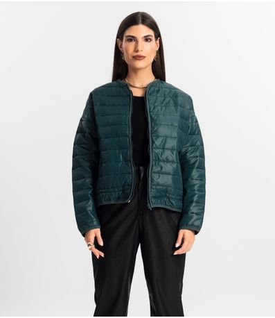 Jaqueta Feminina Microfibra Endless Verde