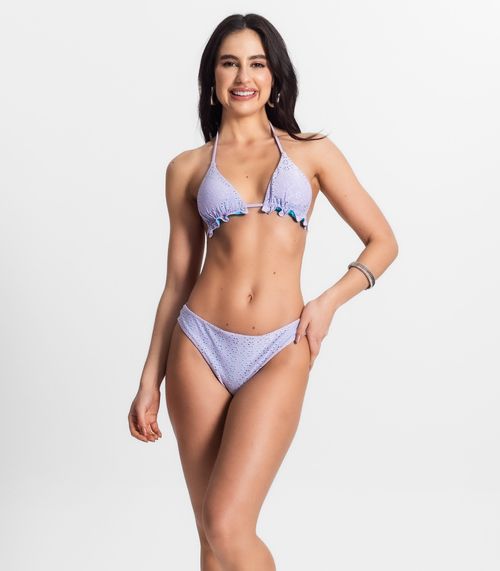 Conjunto Biquíni Lezie Ajustável Bela Gaia Roxo