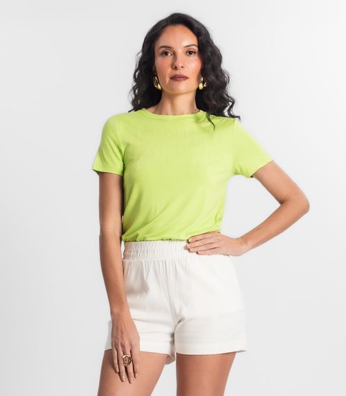 Blusa Feminina Manga Curta Select Verde