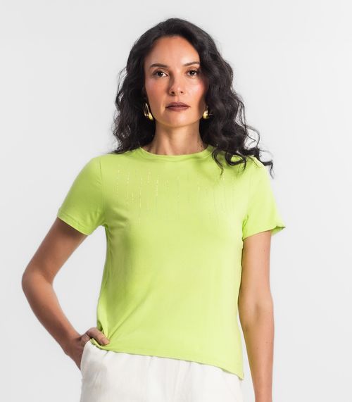 Blusa Feminina Manga Curta Select Verde