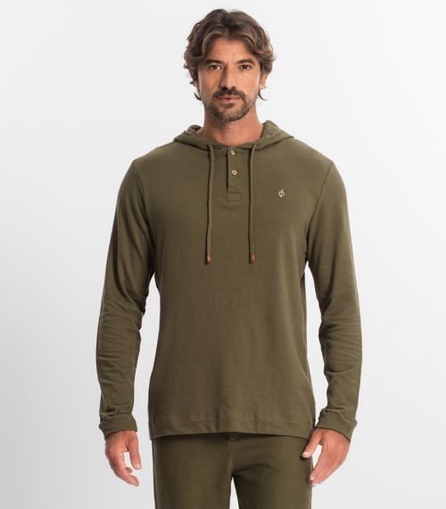Blusão Masculino Com Capuz Diametro Verde