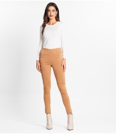 Legging Feminina Bengaline Endless Marrom