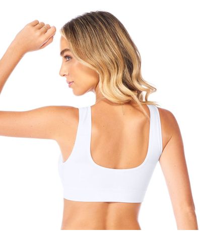 Top Com Alça Larga Sem Costura Zee Rucci Branco