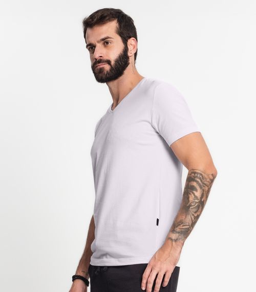 Camiseta Masculina Em Cotton Kohmar Cinza