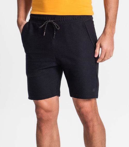 Bermuda Masculina Em Moletinho Diametro Preto