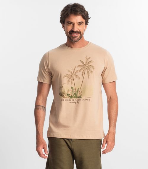 Camiseta Masculina Diametro Marrom