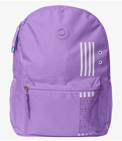 Mochila Escolar Feminina Pop Clio Roxo