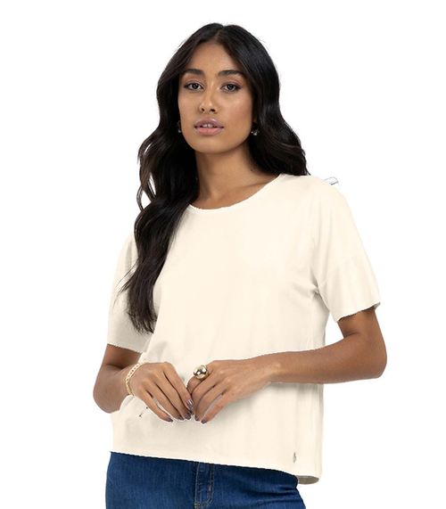 Blusa Feminina Em Viscose Endless Bege