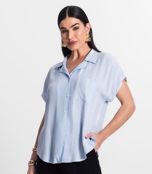 Camisa Feminina Manga Curta Select Roxo