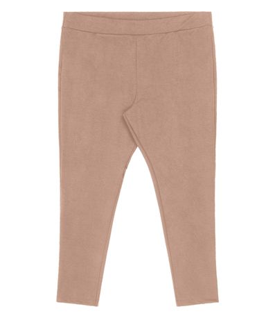 Legging Feminina Plus Size Secret Glam Marrom