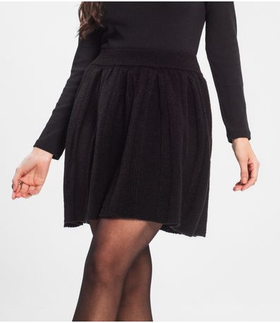 Saia Tricot Modal Select Preto
