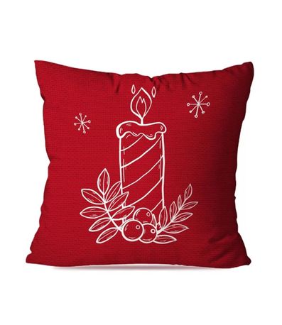 Capa De Almofada Natal Wevans Vermelho