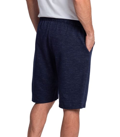 Bermuda Moletom Masculina Seletc Azul