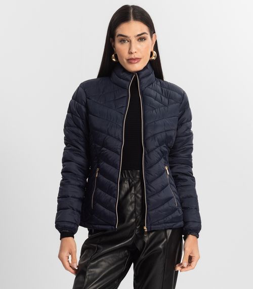 Jaqueta Puffer Feminina Endless Azul
