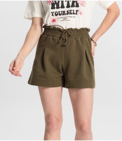Shorts Clochard Juvenil Feminino Minty Verde
