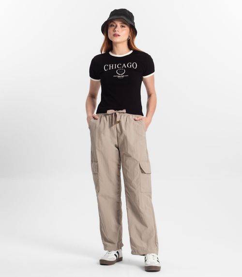 Calça Juvenil Feminina Minty Bege