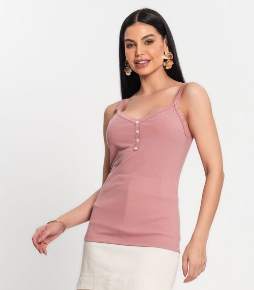 Regata Ribana de Linho Kohmar Rosa