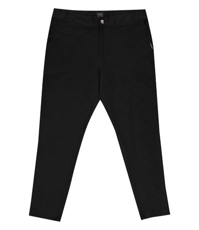 Calça Masculina Plus Size Moletinho Diametro Preto