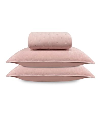 Cobre Leito King Soft Dream Vivaldi Rosa