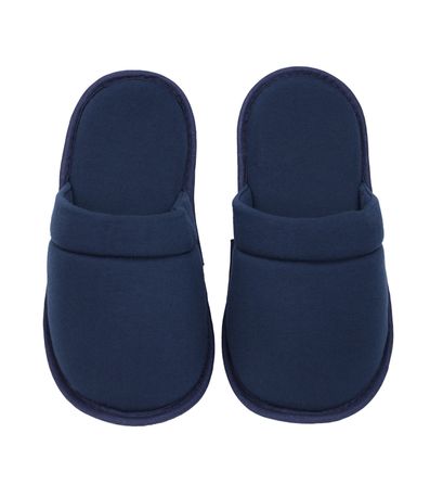 Pantufa Masculina Confort Lisa Cotton Day Azul