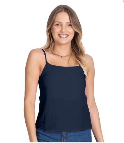 Blusa de Alça Feminina Select Azul